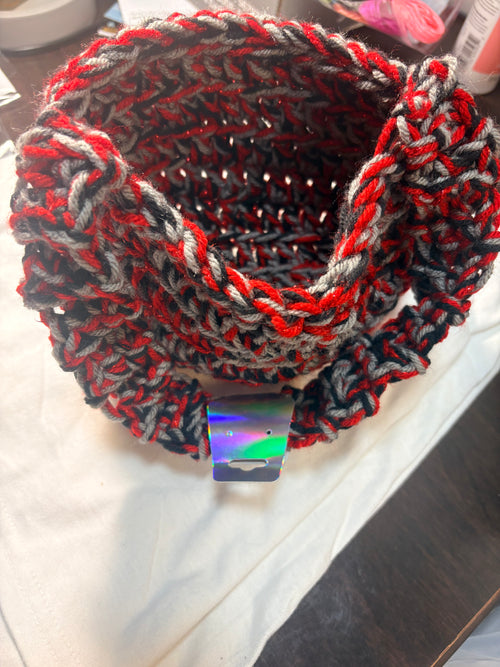 Crocheted handbag